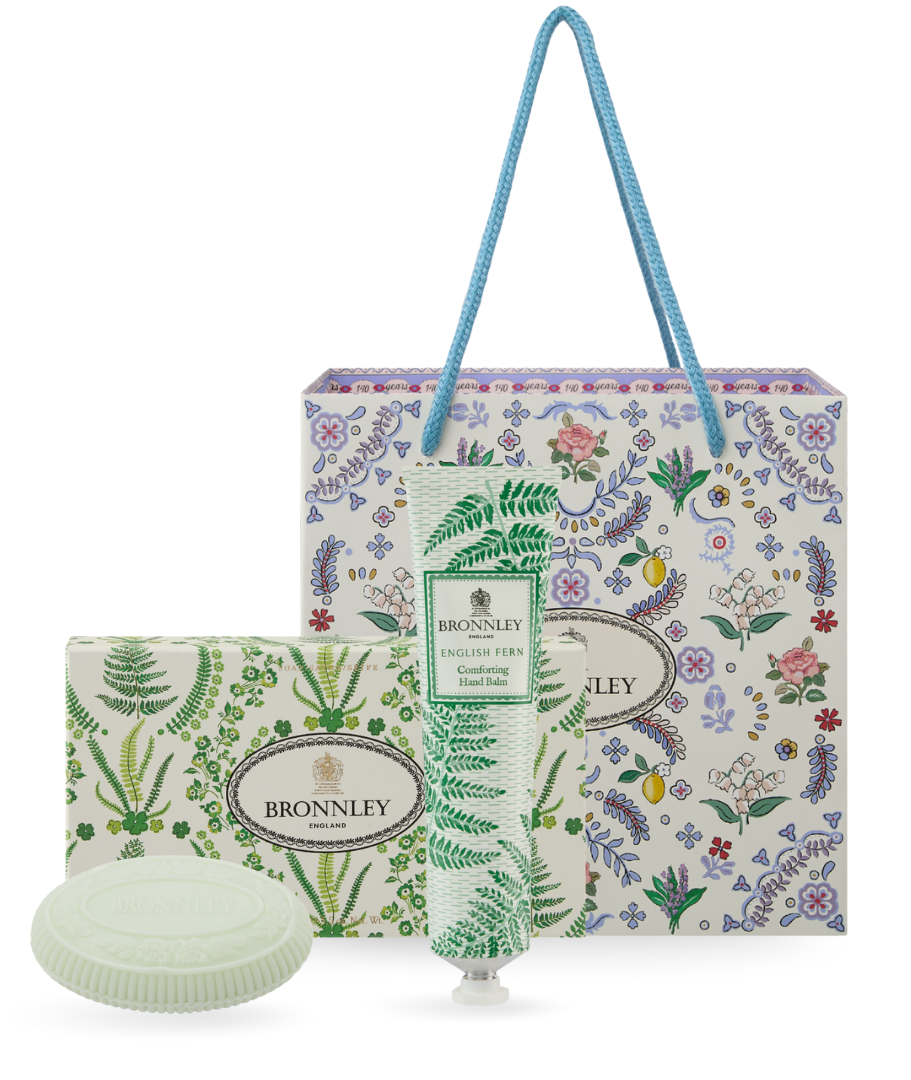 English Fern Hand Care Set with Gift Bag